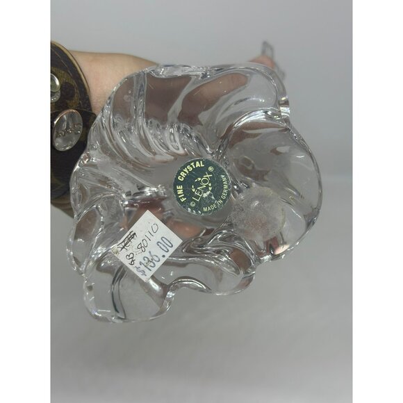 VTG Lenox Fine Crystal Clear Swordfish Sculpture Water Dance Collection 8.5" - Picture 4 of 6